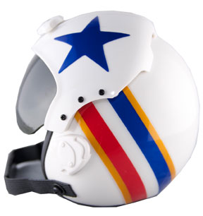 blue angles mini flight helmet