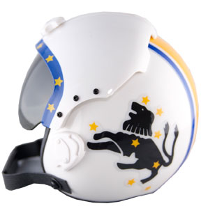 blue angles mini flight helmet