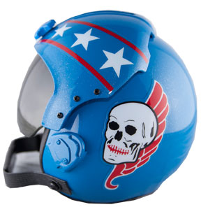 blue angles mini flight helmet