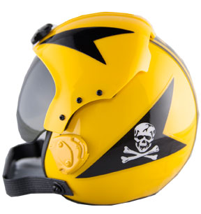 blue angles mini flight helmet